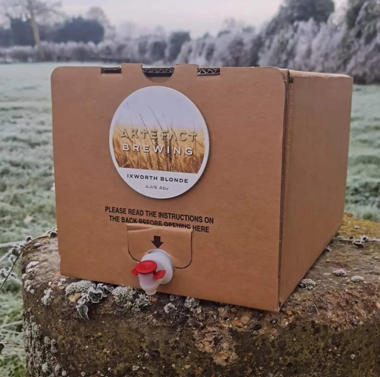 Artefact bag in box christmas